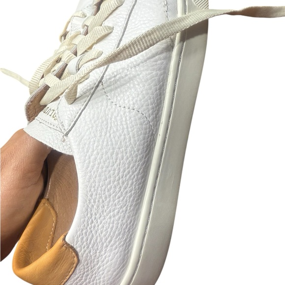 Soludos Ibiza Classic Leather Sneakers – Oasis White (Size 8) - Picture 9 of 16
